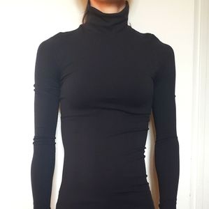 Black long sleeve shapewear one size fits most